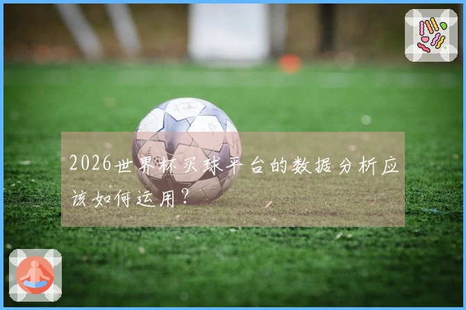 2026世界杯买球平台的数据分析应该如何运用？